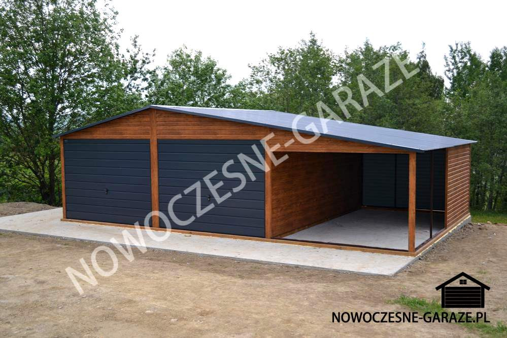 Garaż blaszany 6x5 konstr...