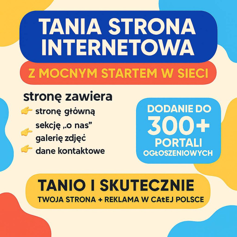 Tania strona internetowa...