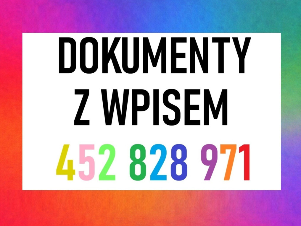Zrealizuję zamówienie. Św...
