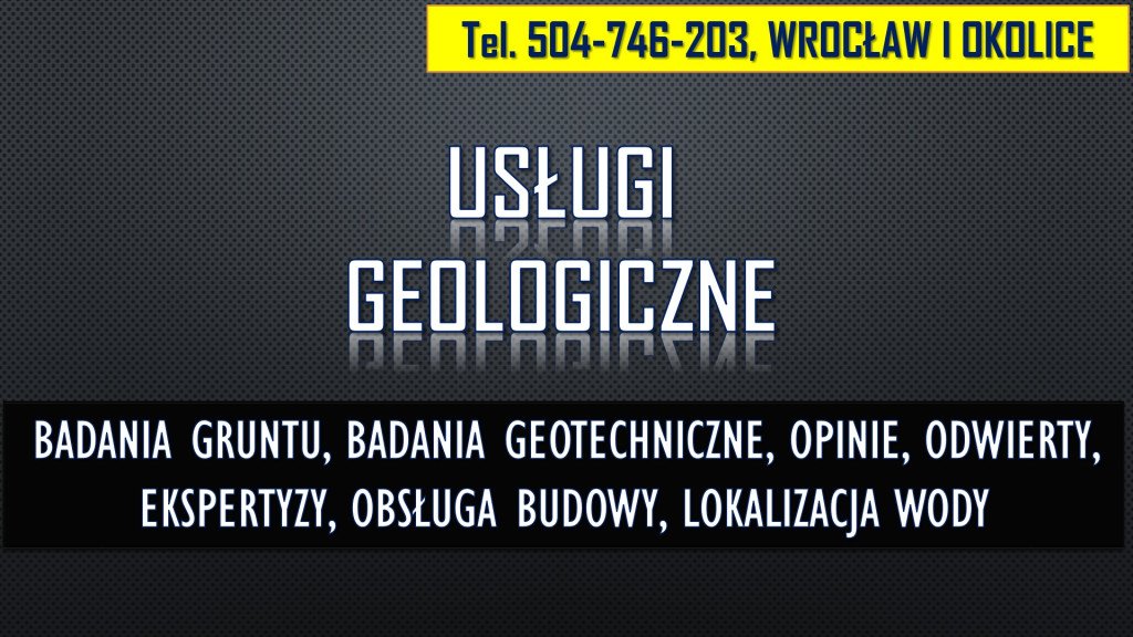Geolog Wrocław, tel. 504-...