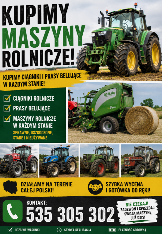 Ciągniki prasy owijarki b...