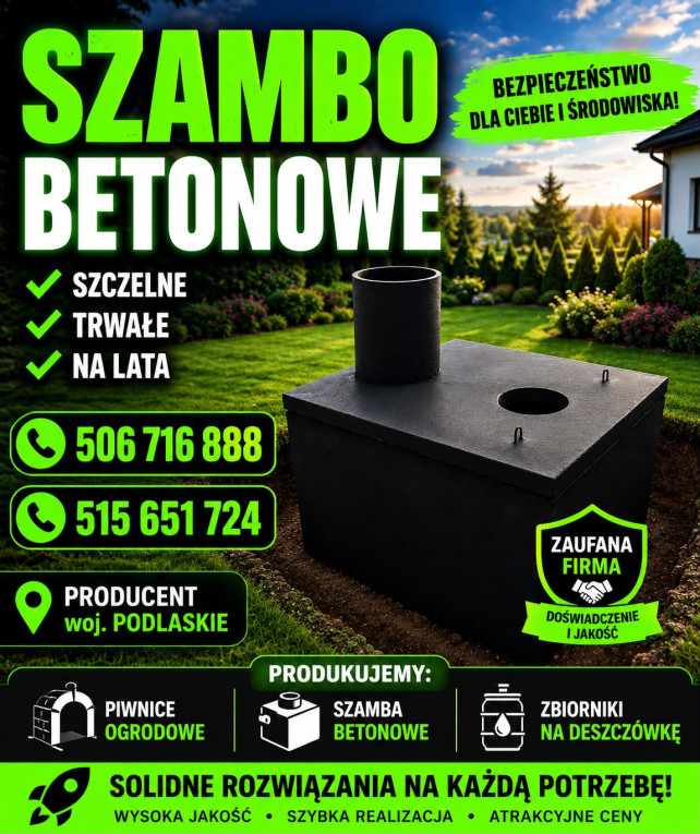 Szambo betonowe