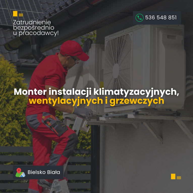Monter instalacji klimaty...