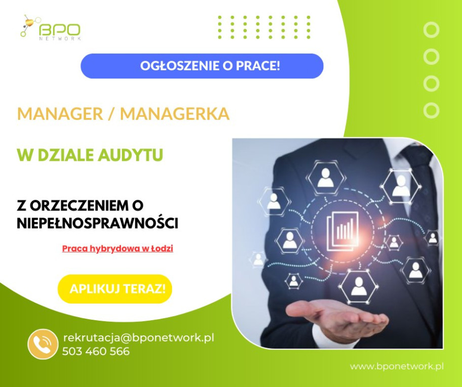 Manager/Managerka w Dzial...