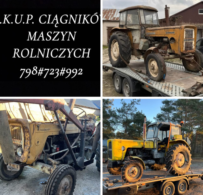 Kupie ciągniki maszyny ro...