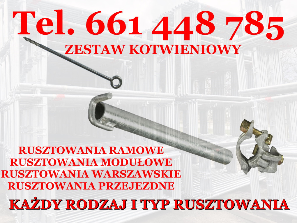 Zestaw kotwiący do RUSZTO...
