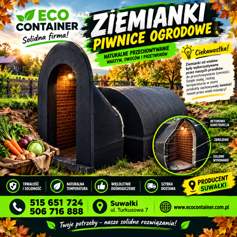 Piwnice ogrodowe