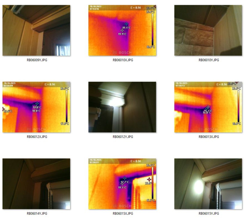 Zmierzenie kamerą termowi...