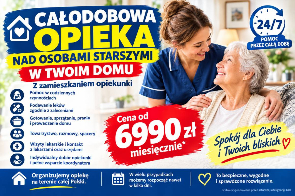 Całodobowa opieka domowa...