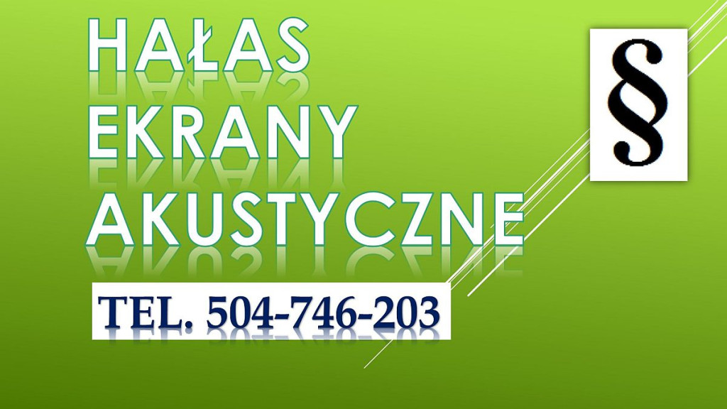 Przekroczenie norm hałasu...