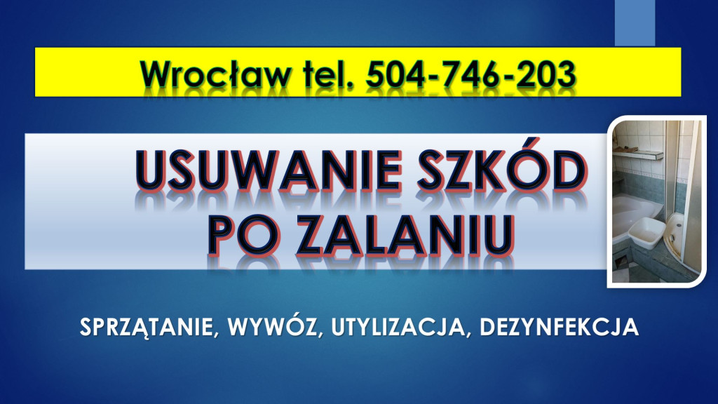 Usuwanie szkód po zalaniu...
