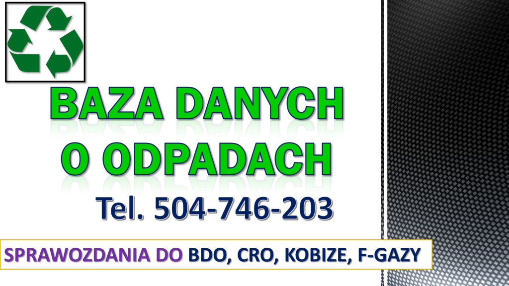 Szkolenie BDO,  tel. 504-...