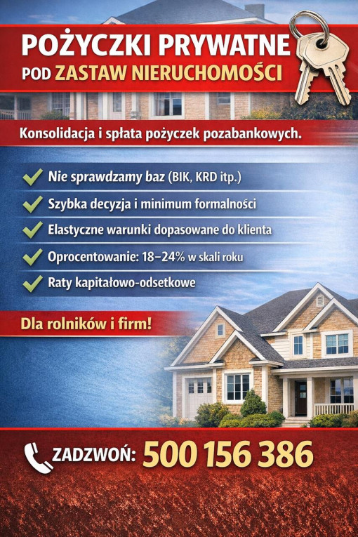 Pożyczki dla firm i rolni...