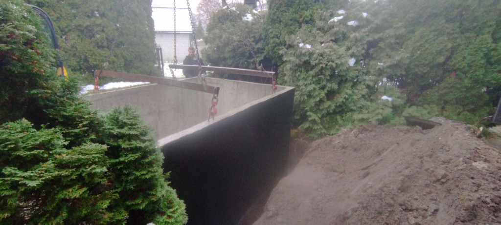 Zbiornik betonowy na gnoj...