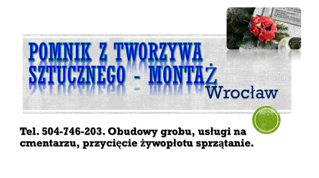 Nagrobki z plastiku, twor...