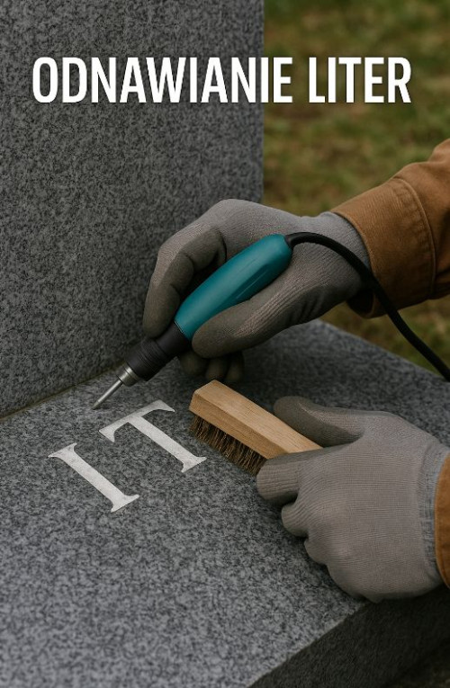 Napisy nagrobne. Cmentarz...