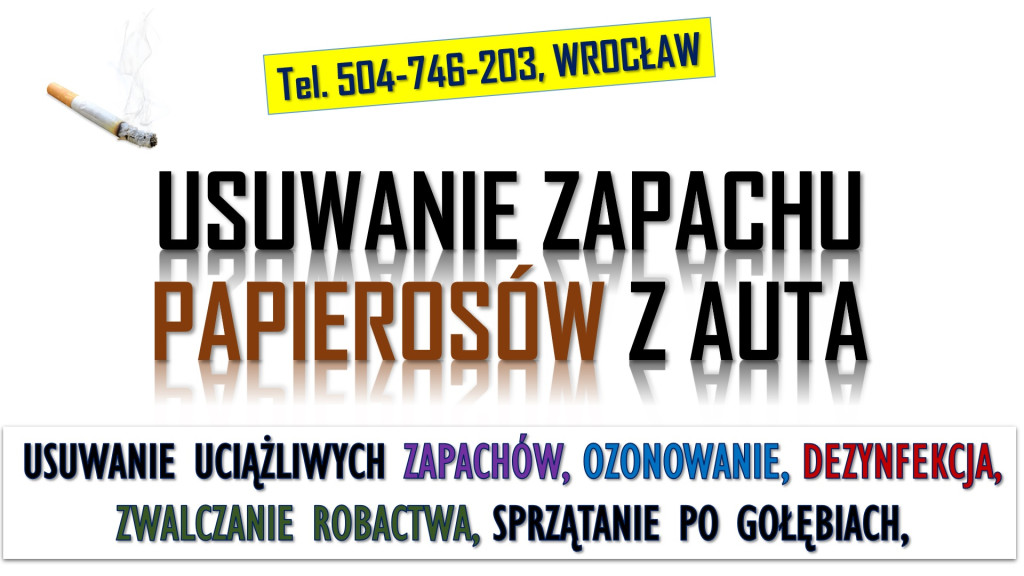 Usuwanie zapachu papieros...