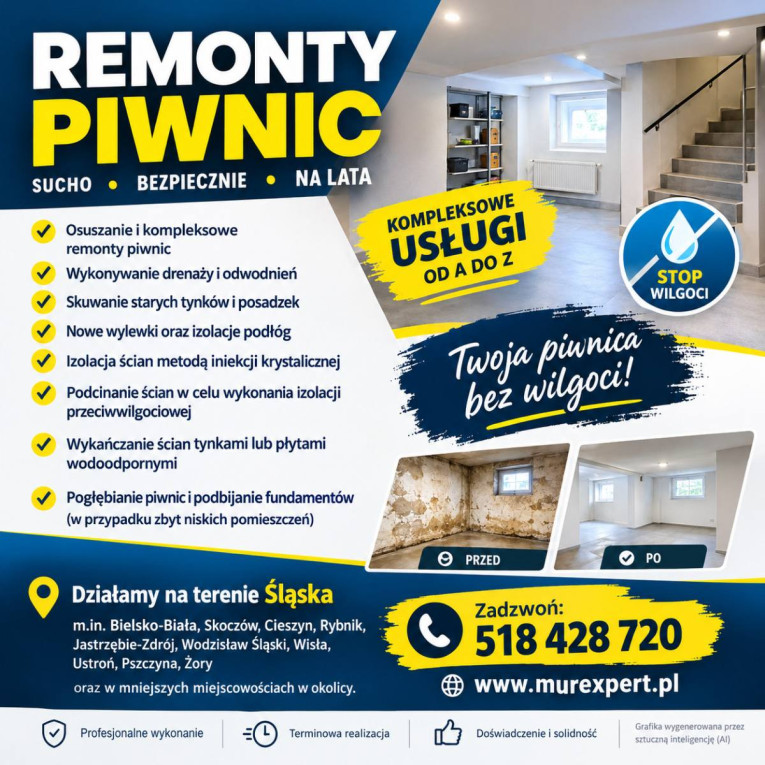 Osuszanie i remonty piwni...