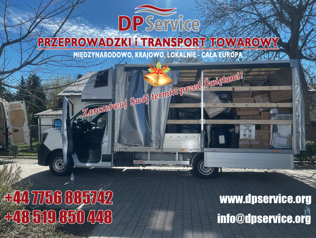 Przewozy towarowe, meble,...