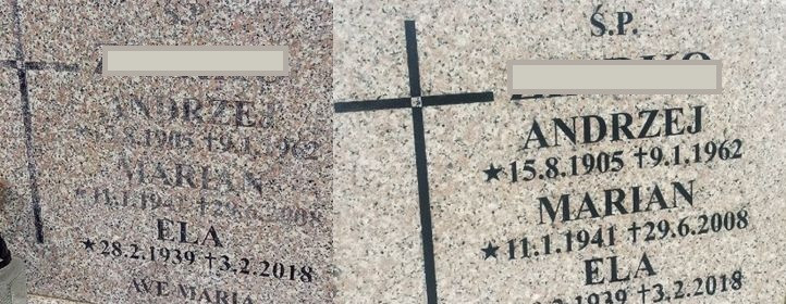 Odnawianie liter, renowac...