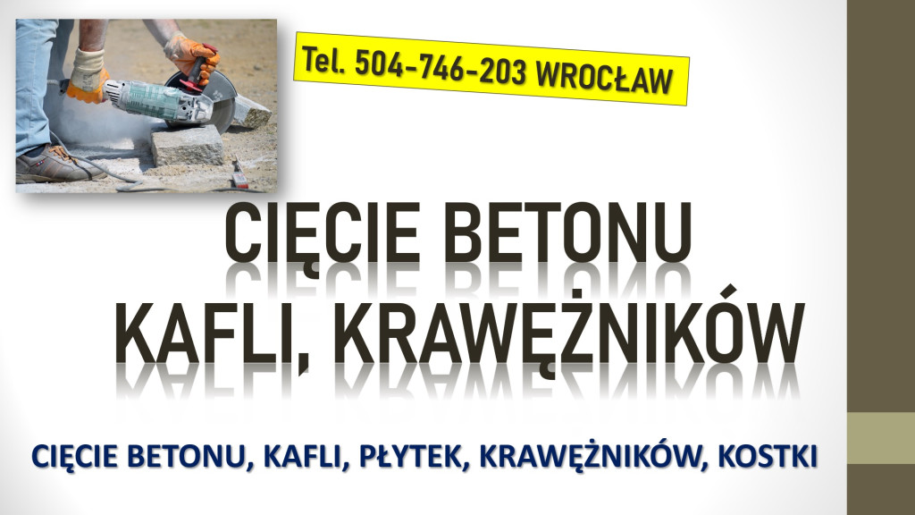 Cięcie kostki, tel. 504-7...