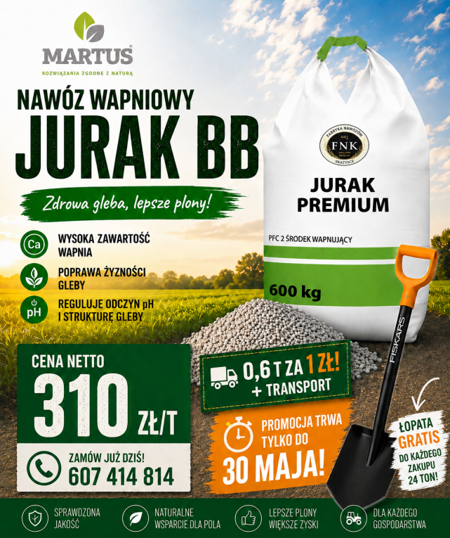 Wapno granulowane bez mag...