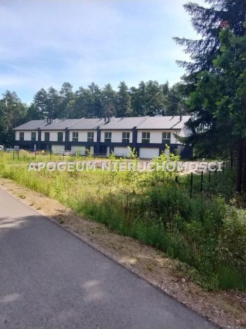 Szeregówka przy lesie z g...