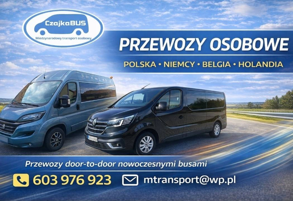 Przejazdy busem do Niemie...