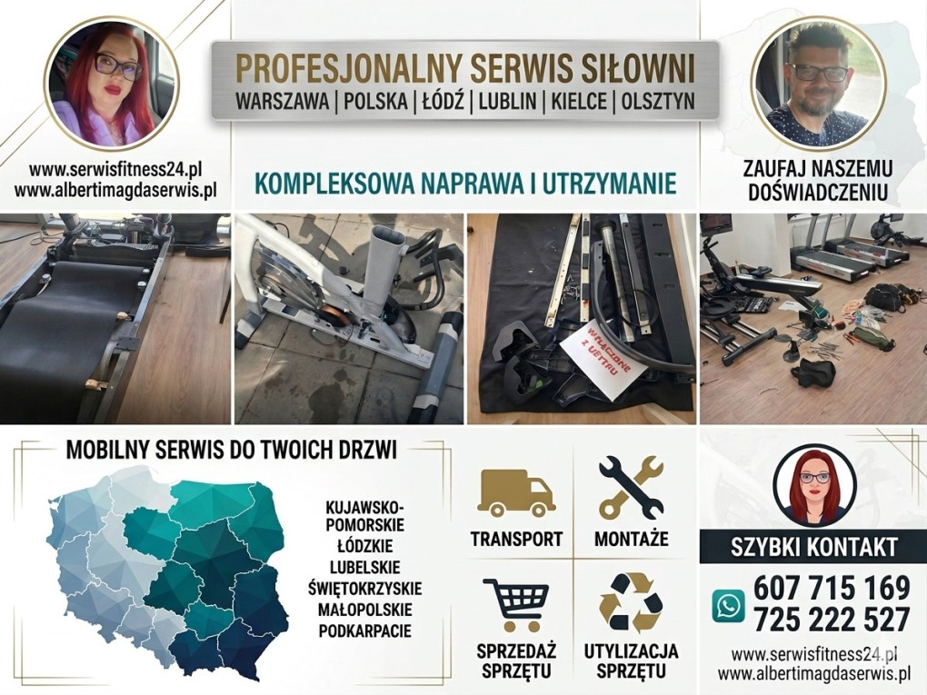 Serwis sprzętu na siłowni...
