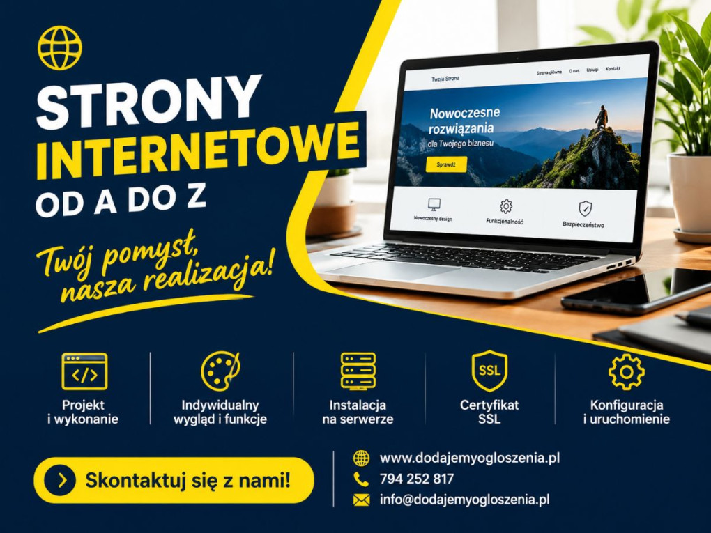 Strony internetowe na zam...