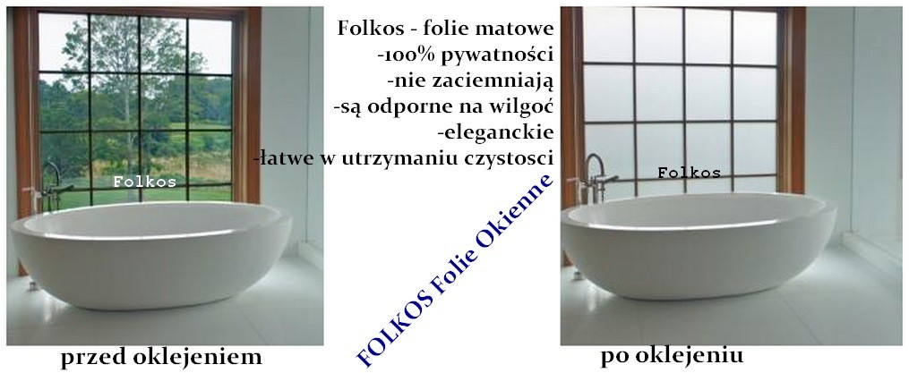 Folie na okna łazienkowe...