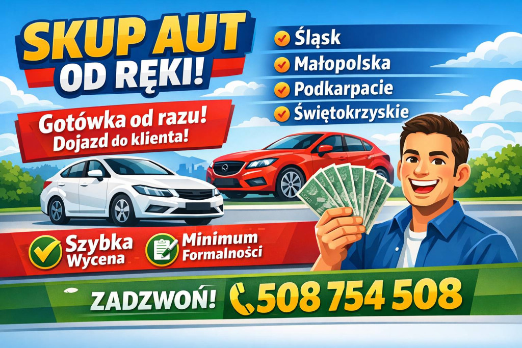 Sprzedaj samochód od ręki...