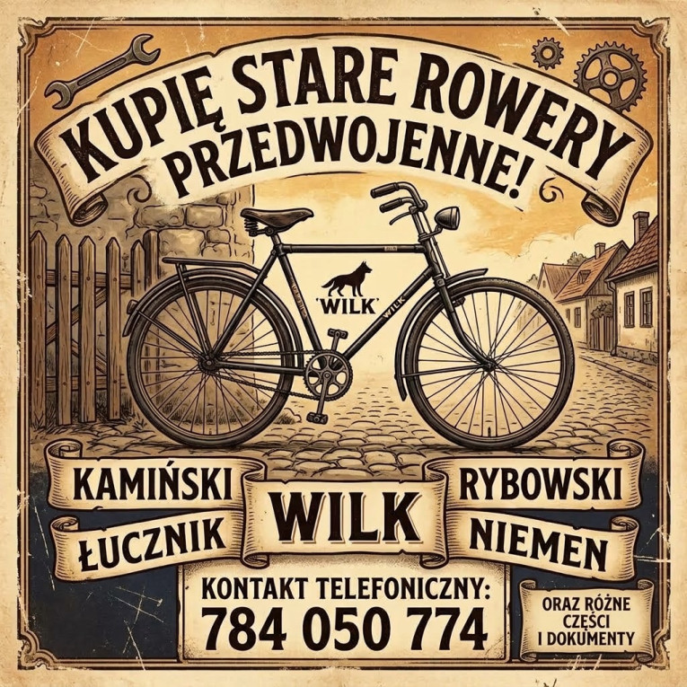 KUPIE Przedwojenne Rowery...