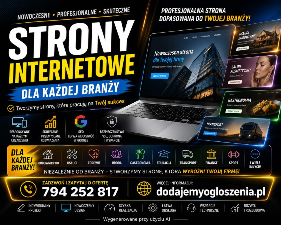 Strony internetowe dla fi...