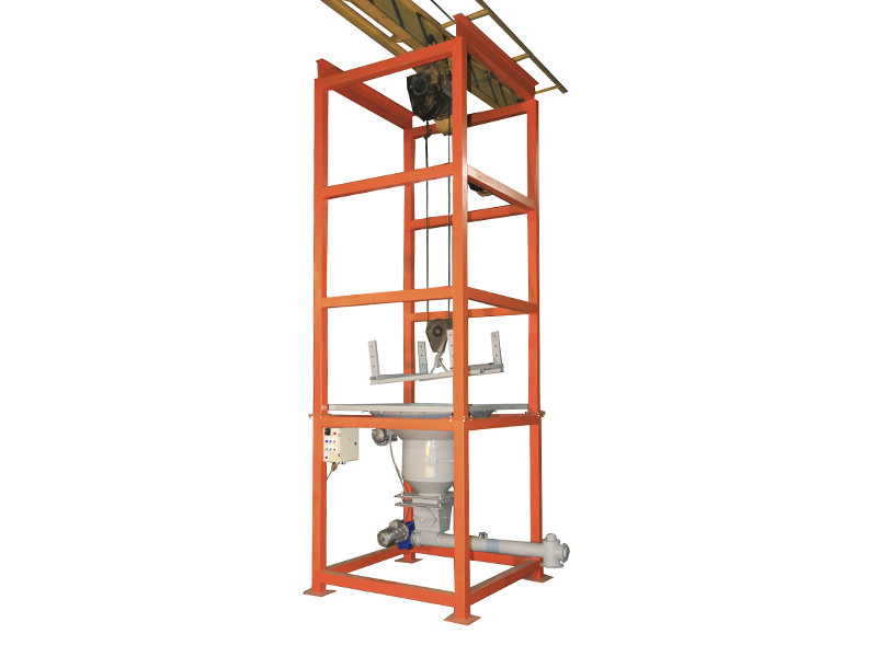 Stacja rozładunku worków...