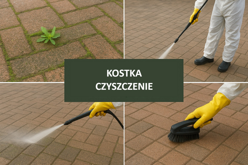 Usuwanie mchu z kostki, c...