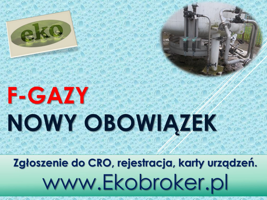 Fgazy, rejestracja w CRO,...