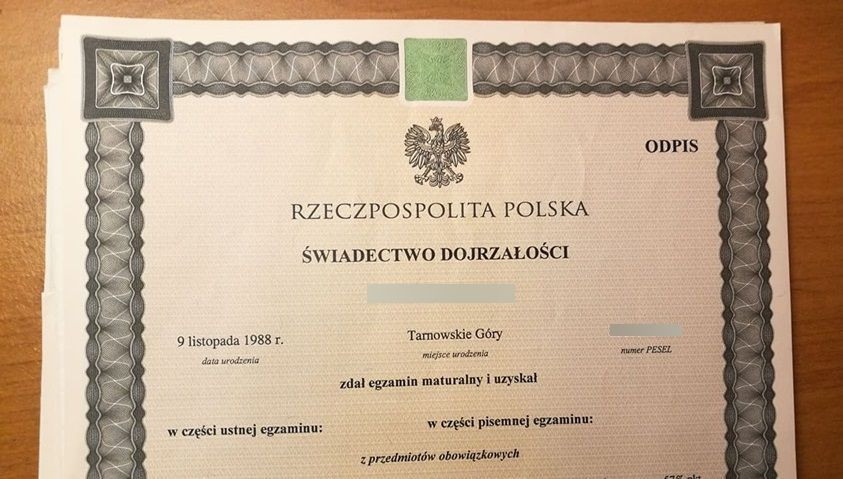 Wystawimy średnie, mature...