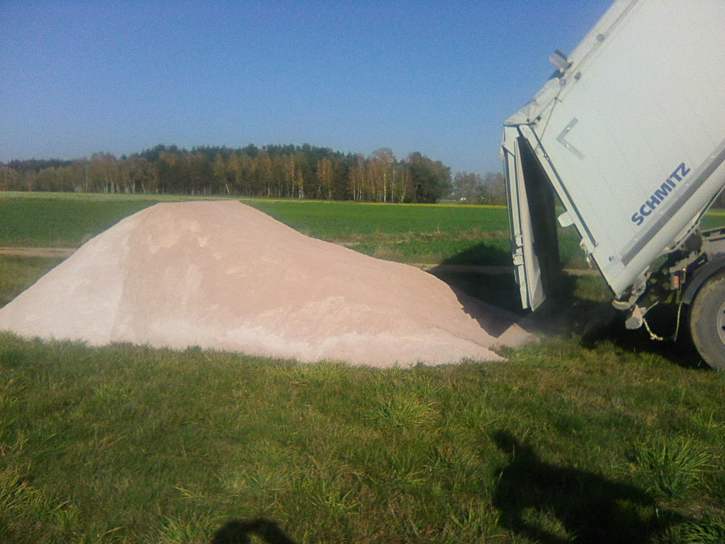 Transport wapna nawozoweg...