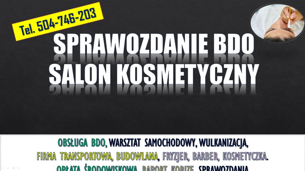 BDO dla kosmetyczki, tel....