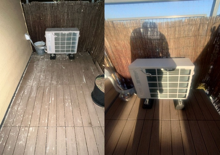 Sprzątanie balkonu, Świdn...