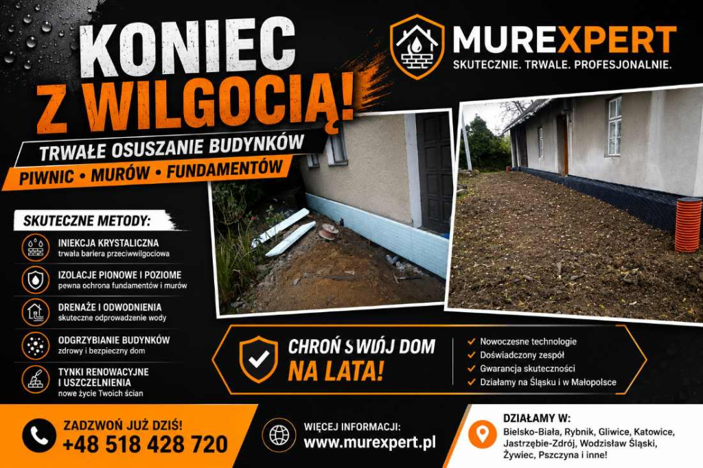 Osuszanie budynków, izola...