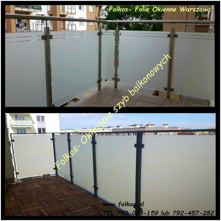Zasłaniamy balkon -Folie...