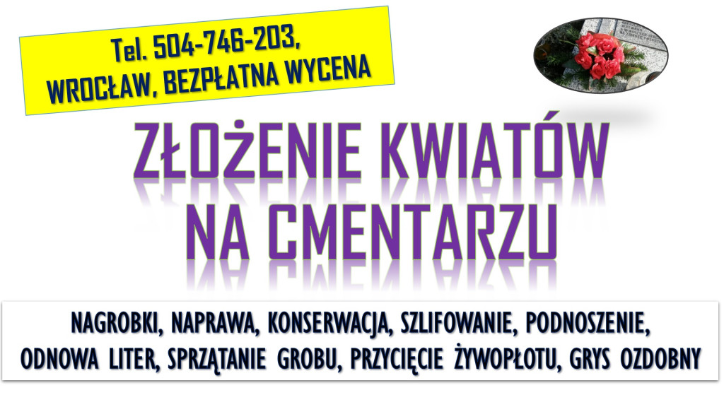 Złożenie kwiatów, zapalen...