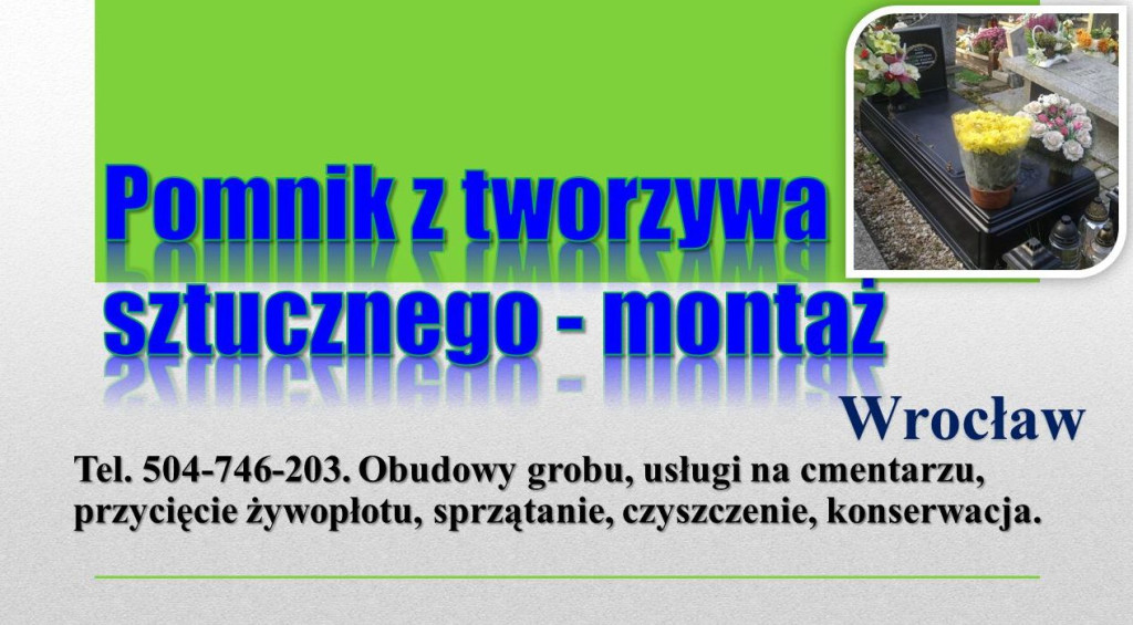 Pomnik z tworzywa sztuczn...