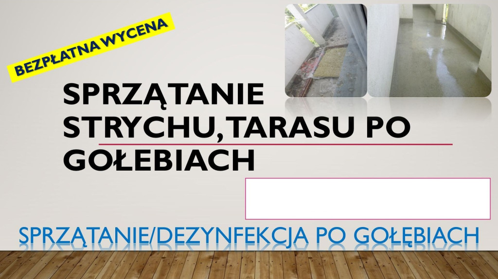 Sprzątanie i dezynfekcja...