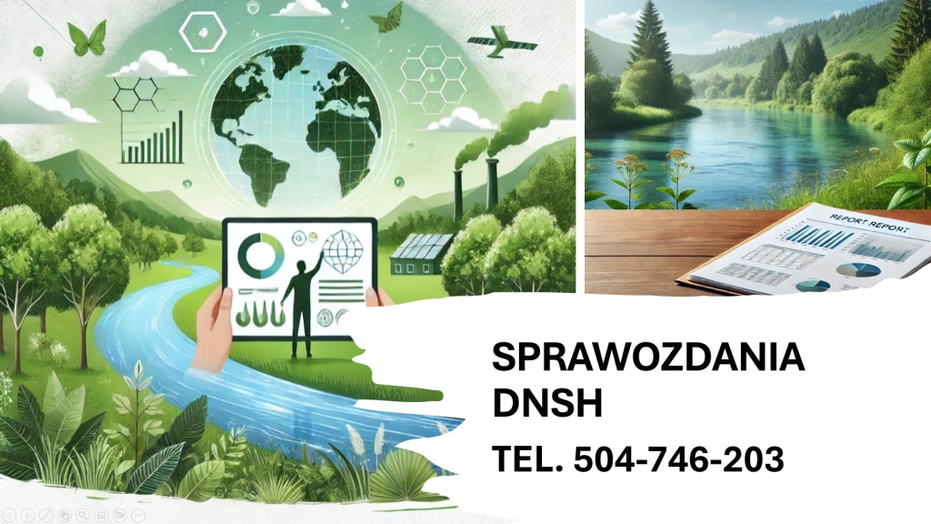 Raport DNSH, sprawozdanie...