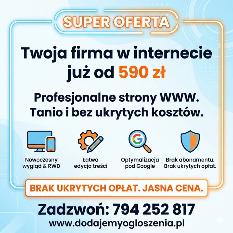 Strona internetowa już od...