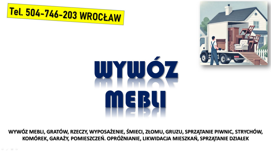 Wywóz starych mebli, cenn...