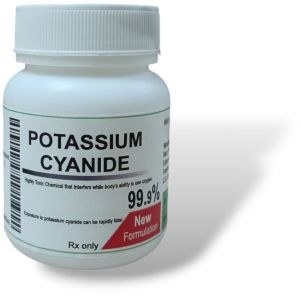 potassium cyanide, Nembut...
